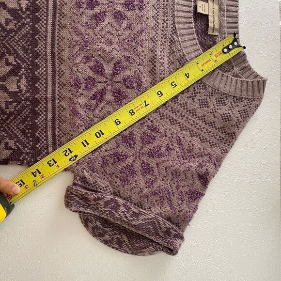 Vintage America Jeans Fair Isle Knit Sweater | Short Sleeve | Size S | Retro Y2K - Picture 5 of 5